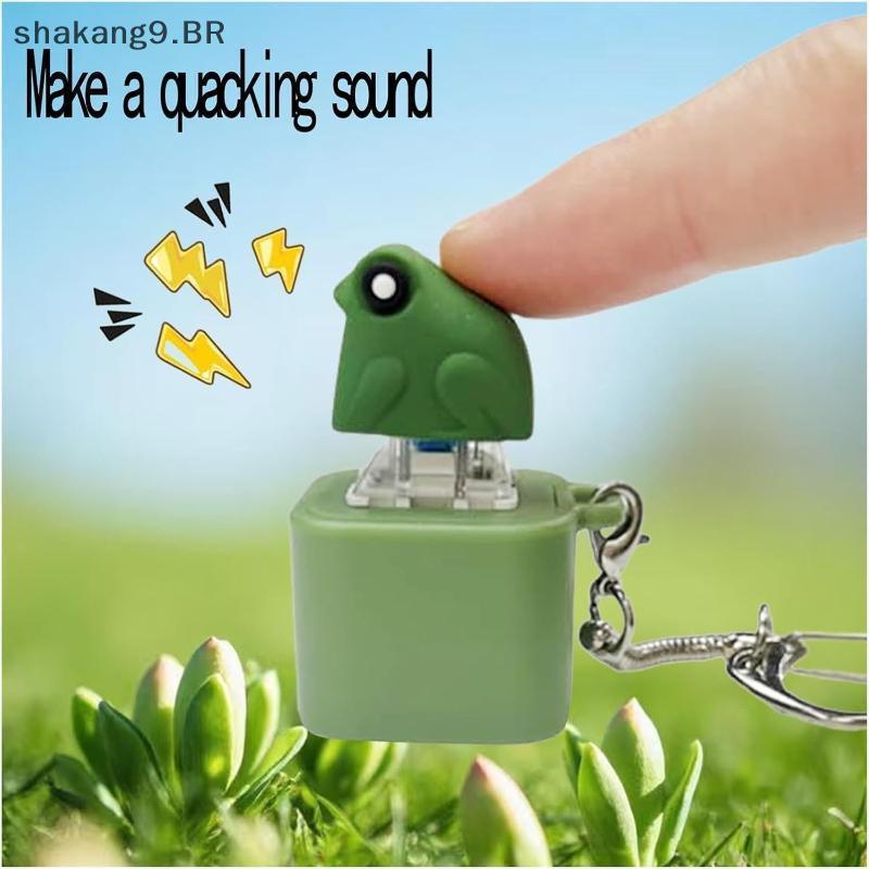 Sha Sapo Choroking Brinquedo Fidget Chaveiro Com Luzes Coloridas Alívio Do Estresse Ansiedade Sensorial Diversão Animal