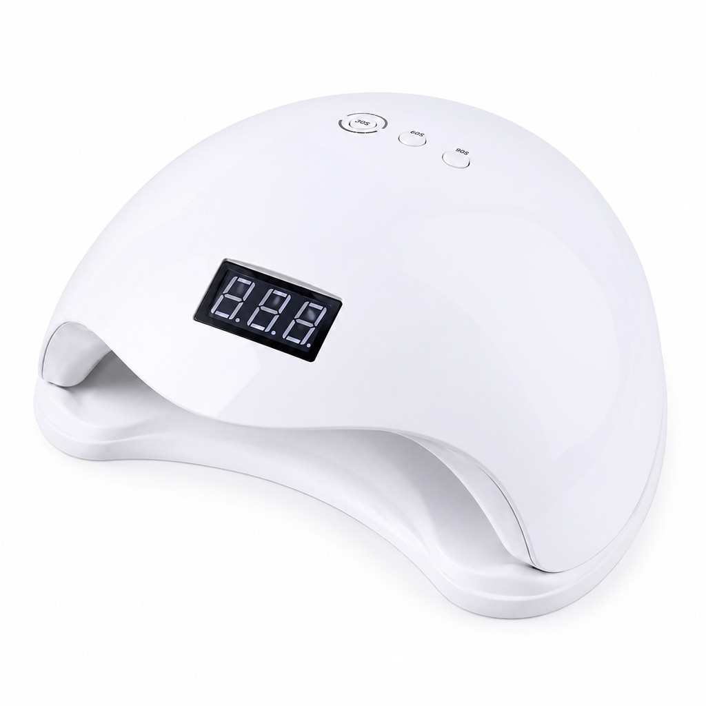 Cabine Sun 5 48w 24 leds Rosa/Branca Bivolt Uv/led Timer Led