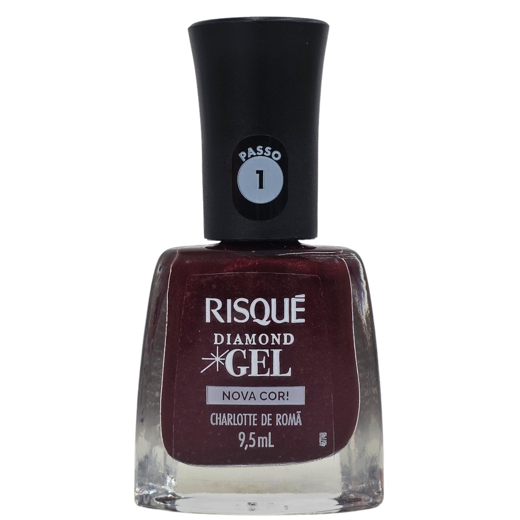 Esmalte Charlotte Romã Diamond Gel Risque 9,5ml