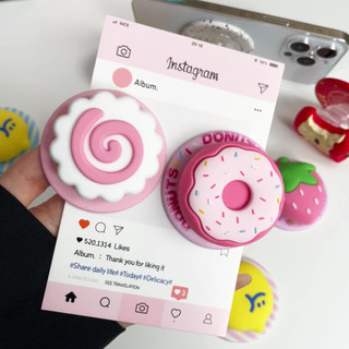 Korean Cute Cartoon Silicone Magnetic Phone Grip Tok Griptok For Smart iPhone