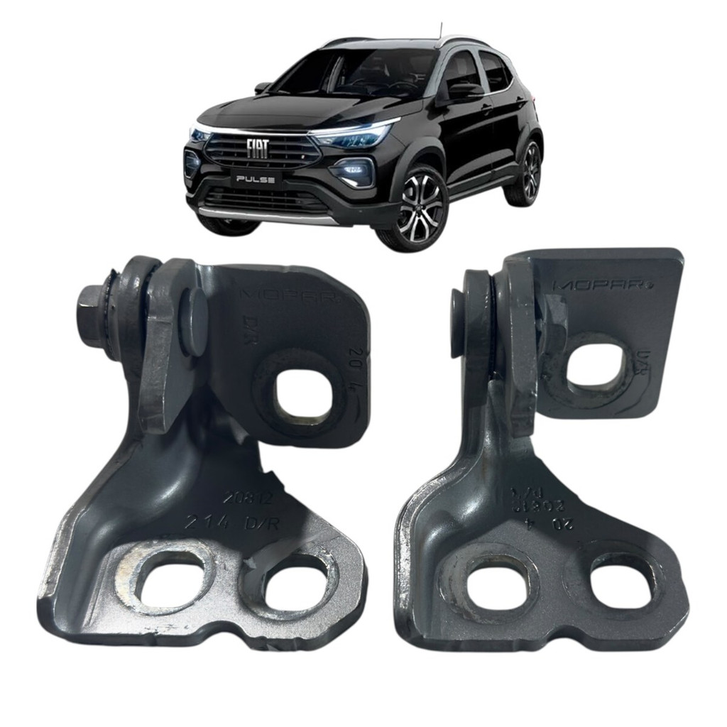Par Dobradiça Porta Dianteira Direita Original Fiat Pulse