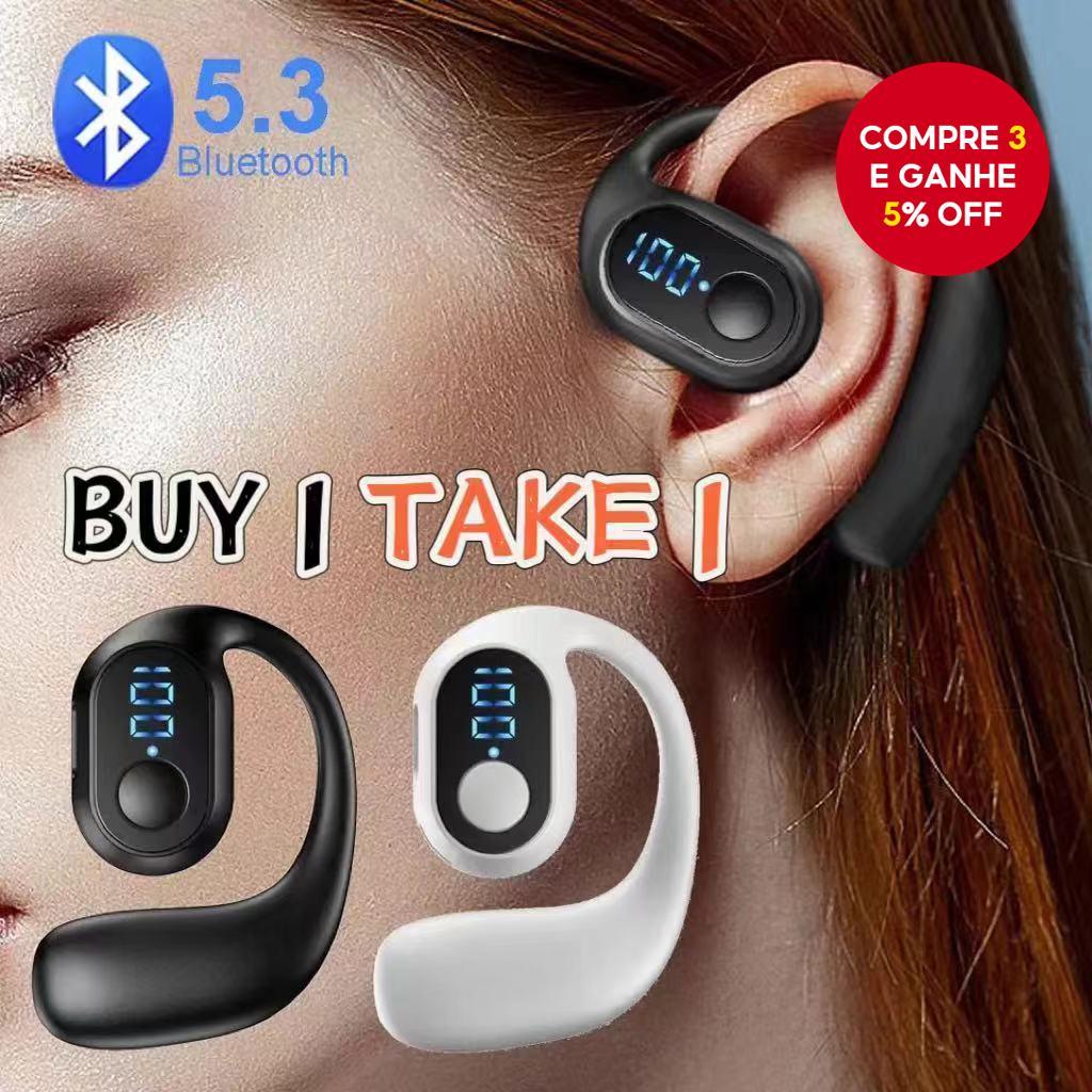 Fones De Ouvido Compre Um E Ganhe Fone Único Tampões De Longa Espera Redução De Ruído Esportivo Empresarial Compatível C