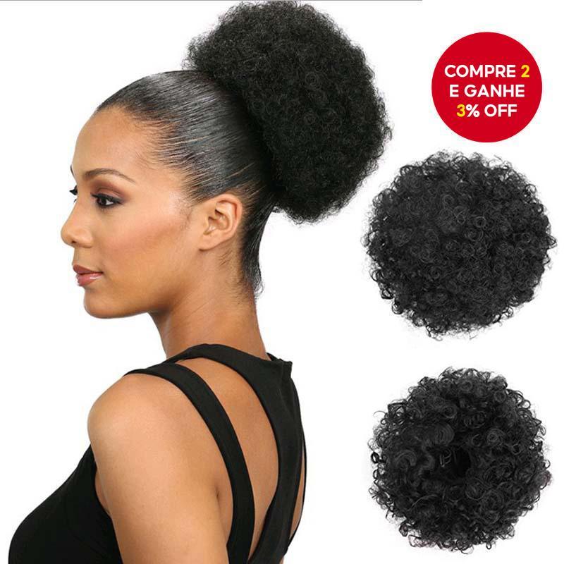 Curto Afro Puff Cabelo Sintético Coque Chignon Peruca Para Mulheres Cordão Rabo De Cavalo Kinky Encaracolado Updo Clipe