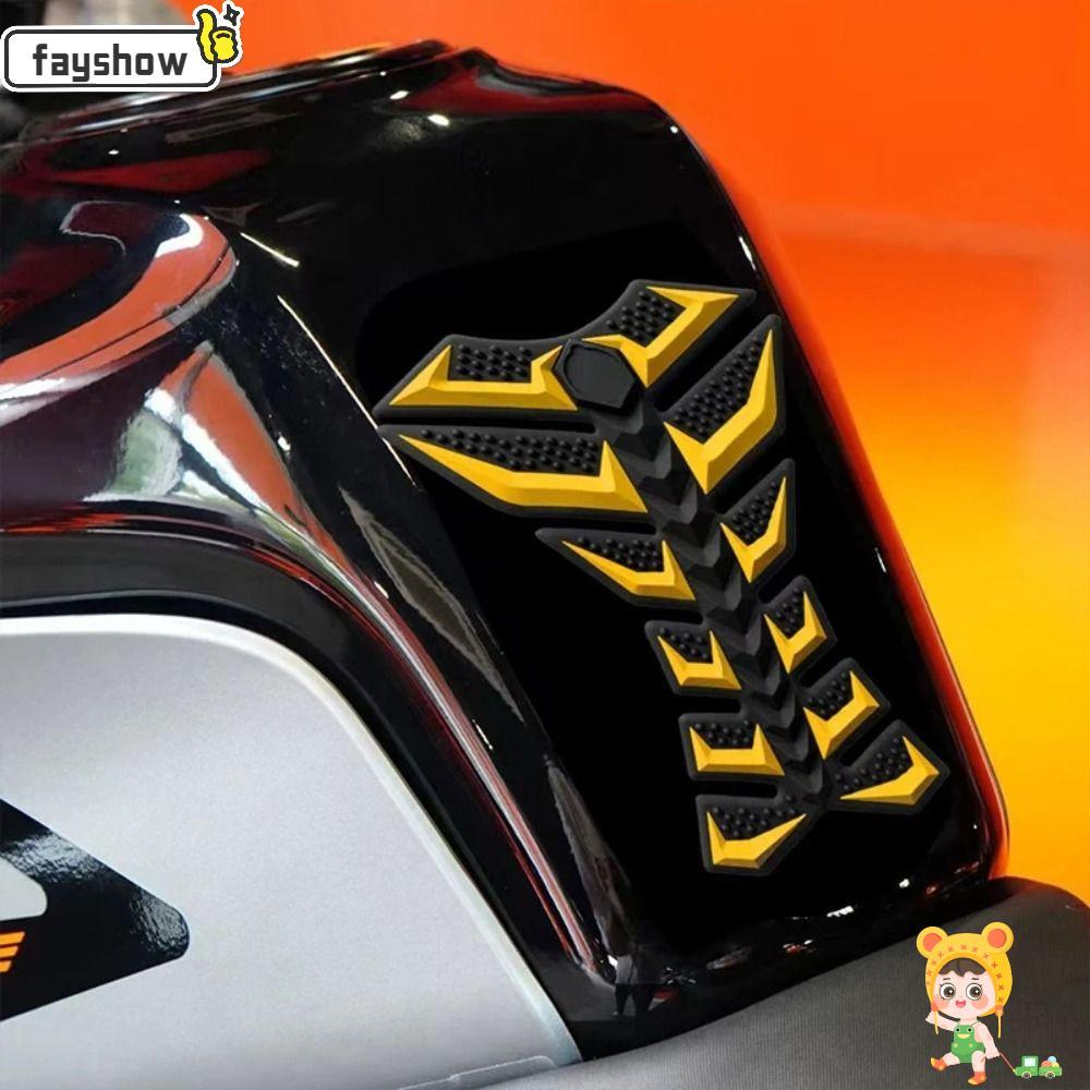 Almofada Para Tanque De Motocicleta FAYSHOW , Adesivo Antiderrapante Resistente A Óleo , Decalque Decorativo Capa