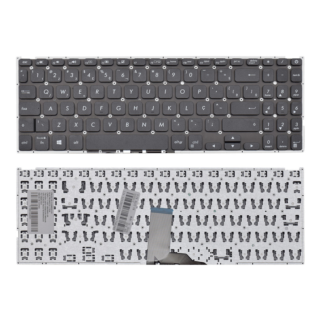 Teclado para Notebook Asus Vivobook X512F Preto
