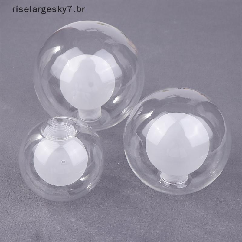 risela Bola Em G9 Globo Sombra De Vidro Substituição Branco Claro D80mm D100mm D120mm Ajustador Abertura Abajur G9 Capa