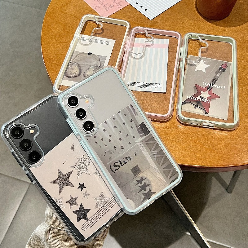 Nova Capa De Telefone Para Samsung S26 S25 S24 S23 Ultra Plus FE A57 A56 A55 A54 A37 A36 A35 A26 A17 A16 A07 INS Estilo 