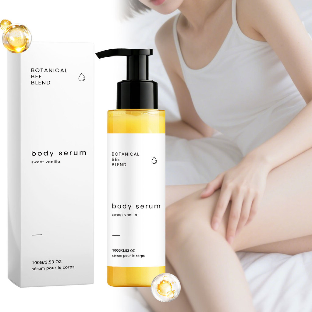 100g Body Serum Sweet Vanilla-Botanical Bee Blend Cuidados Com A Pele , Loção Corporal Hidratante Profunda Para Normal S