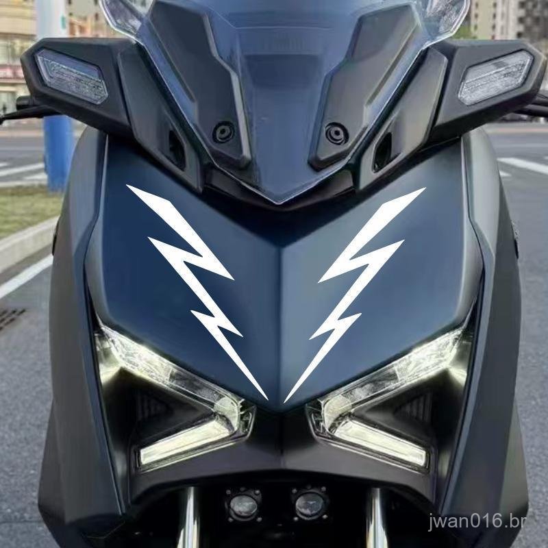 Adequado para adesivos de carro Yamaha xmax300, novo design de adesivo frontal, faixa decorativa refletiva à prova d'águ