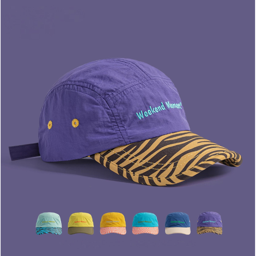 Boné Masculino Five Panel Bordado Nylon Malha Vintage Streetwear Diário Corrida Americano Verão