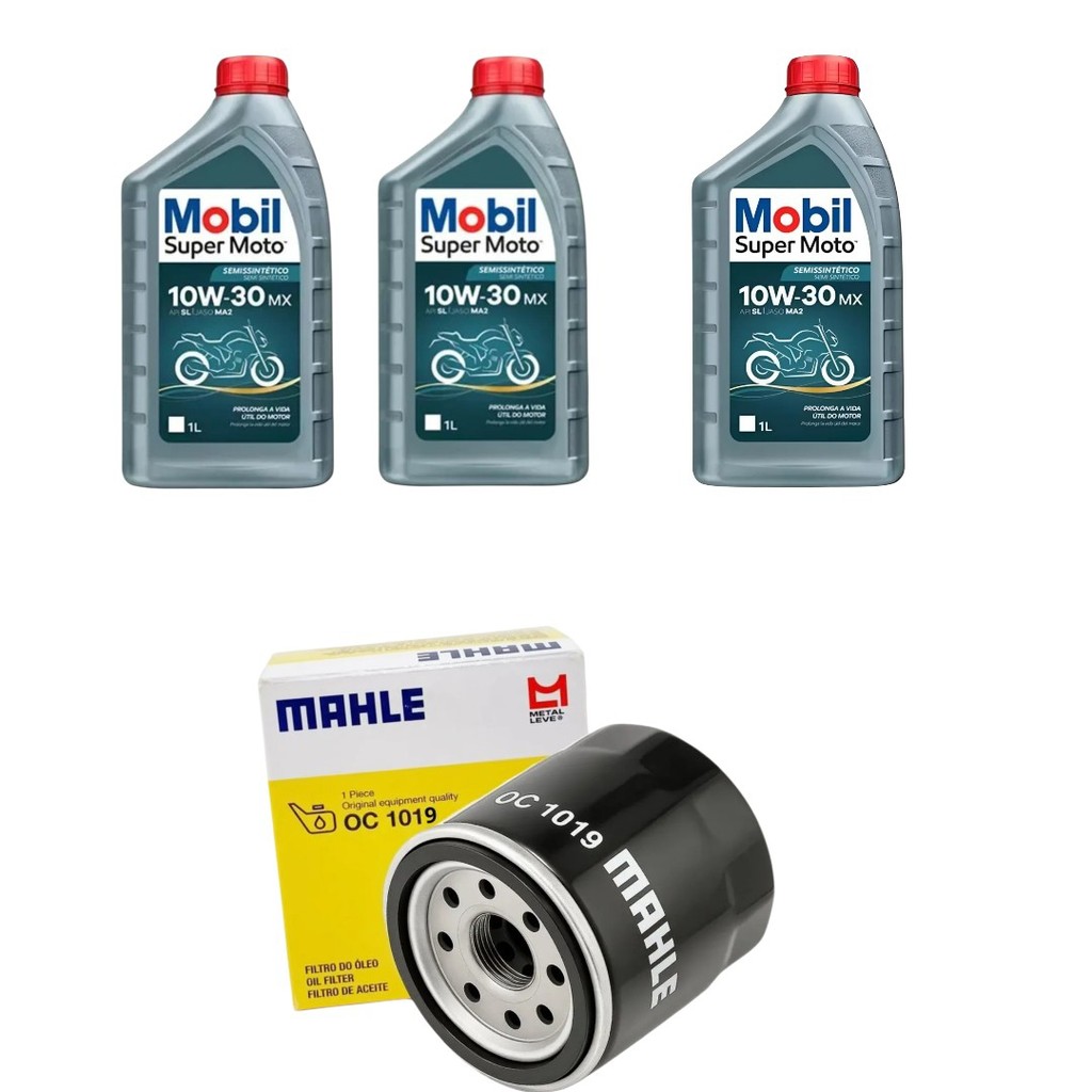 Kit Troca Oleo/filtro Fram Hornet/cbr/cb Honda Genuino 10w30