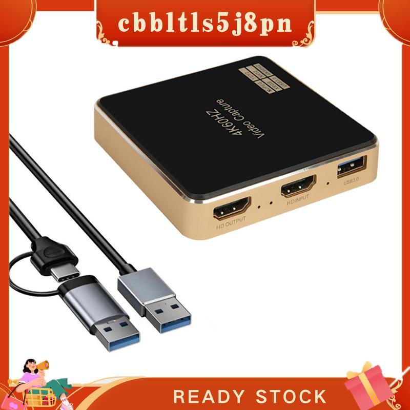 Placa De Captura De Vídeo HD Sem Atraso , Resolução USB3.0 4K60HZ Com Saída De Loop Para Dispositivo De Transmissão Ao V