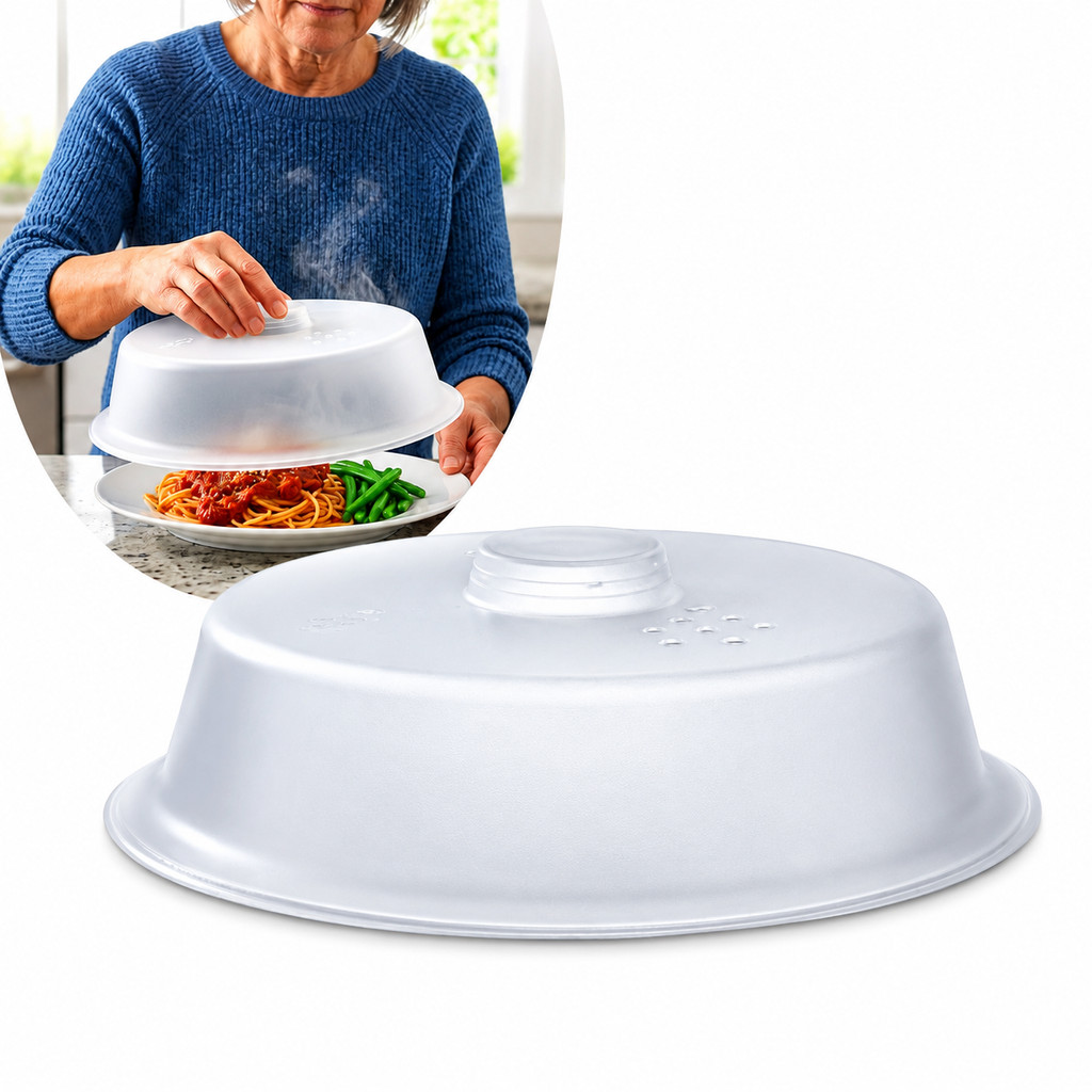 Tampa Para Microondas Protetora de Alimentos BPA Free Evita Sujeira