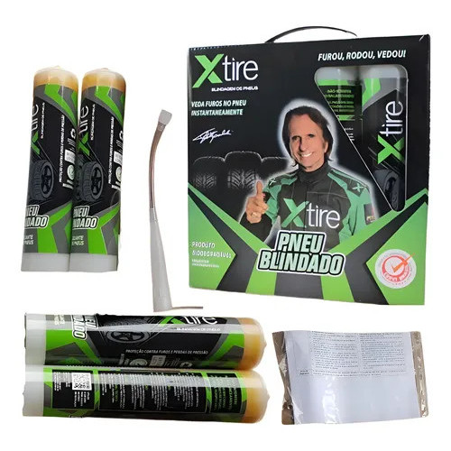 Kit Vacina Para 4 Pneus Blindagem Xtire Anti Furo Automotiva
