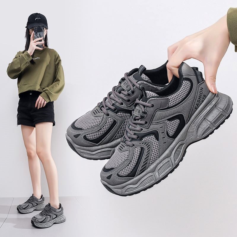 Putian sapatos femininos verão papai sapatos aumentando com saia sapatos esportivos único sola macia verão sapatos plano
