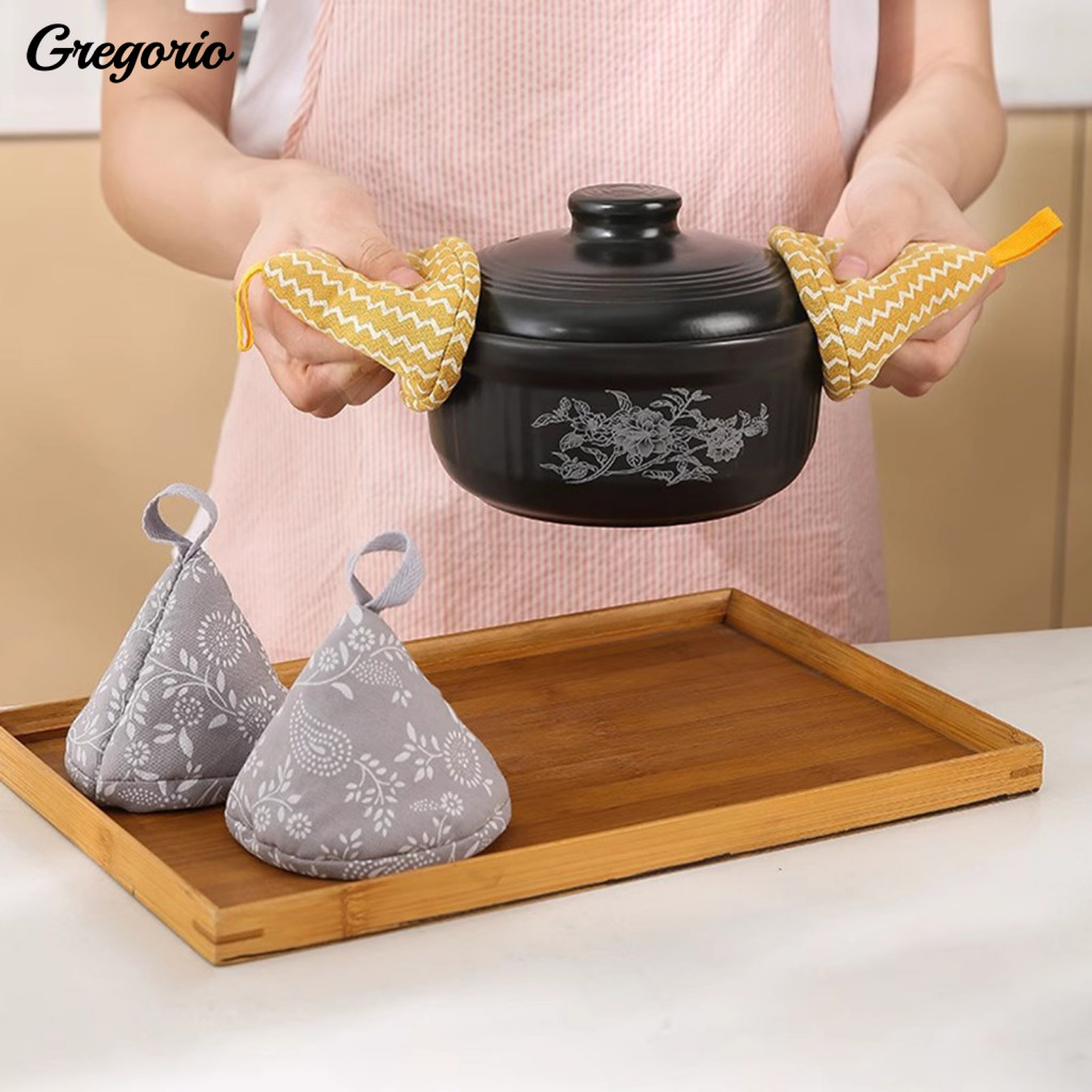 Cast Iron Skillet Handle Sleeves Insulated Pot Covers 1pc Non-slip Triangle Mitt for Casserole – Heat Resistant for Sa