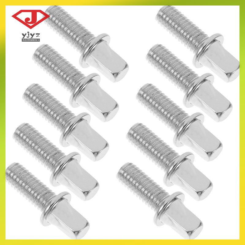 10 Peças De Reparo De Tambor Parafusos Para Eixos De Pedal Kit De Caixa Chave Hardware Quadrado Yujingyouzhang
