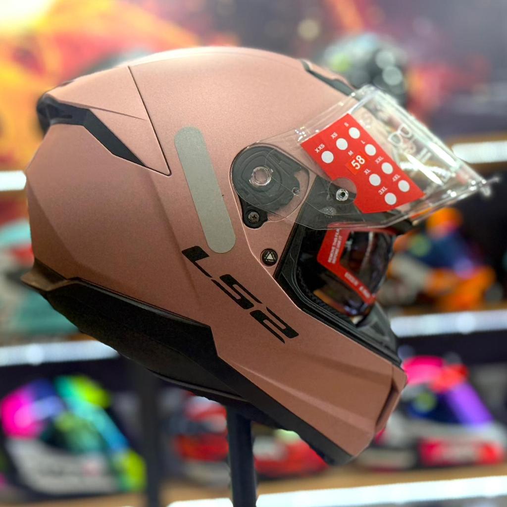 Capacete LS2 FF808 Stream 2 Matte Rose Gold Metallic Premium