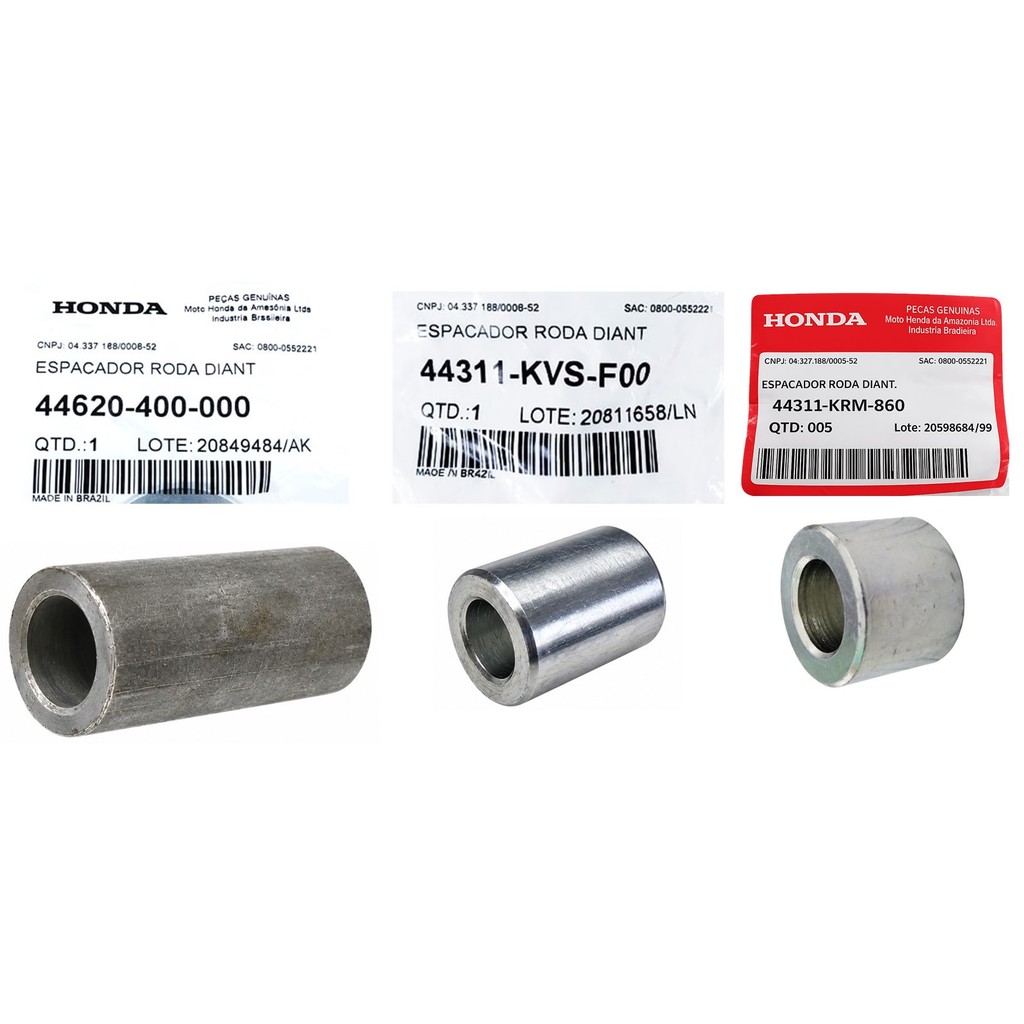 Espaçador Roda Dianteira Titan 160, Titan 150 Esd 14 Á 15