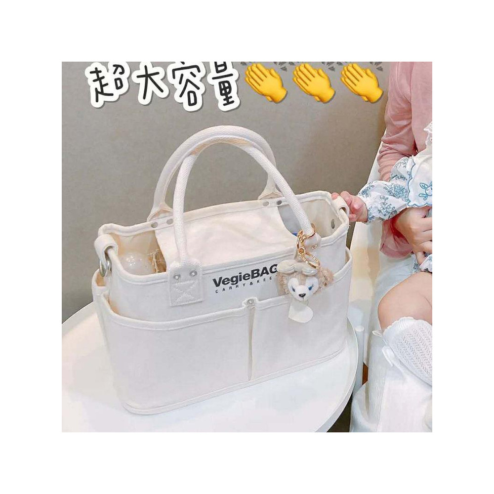 Japonês bebê mãe Commuter mamãe saco portátil mãe bebê passeio leve grande capacidade mamãe saco feminino lona saco
