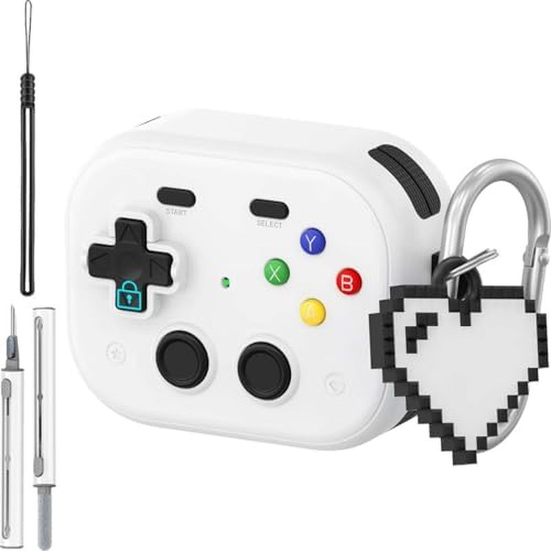for AirPods Pro 3 Case Cover,Cute Cartoon 3D Funny Game Player Design Protective