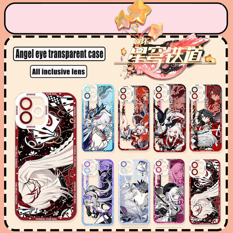 Capa Para Samsung Galaxy S23 S22 S21 Plus Ultra S20FE S21FE S23FE J7 Prime j6 Honkai Estrela Ferroviário Anime Desenho A