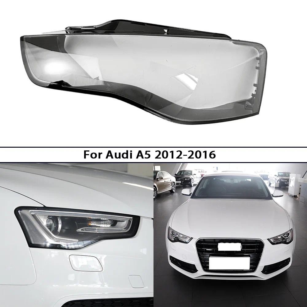 Carcaça De Faróis Esquerdo Ou Direito Para Audi A5 2012 2013 2014 2015 2016 Farol De Carro Tampa Transparente Conjunto D
