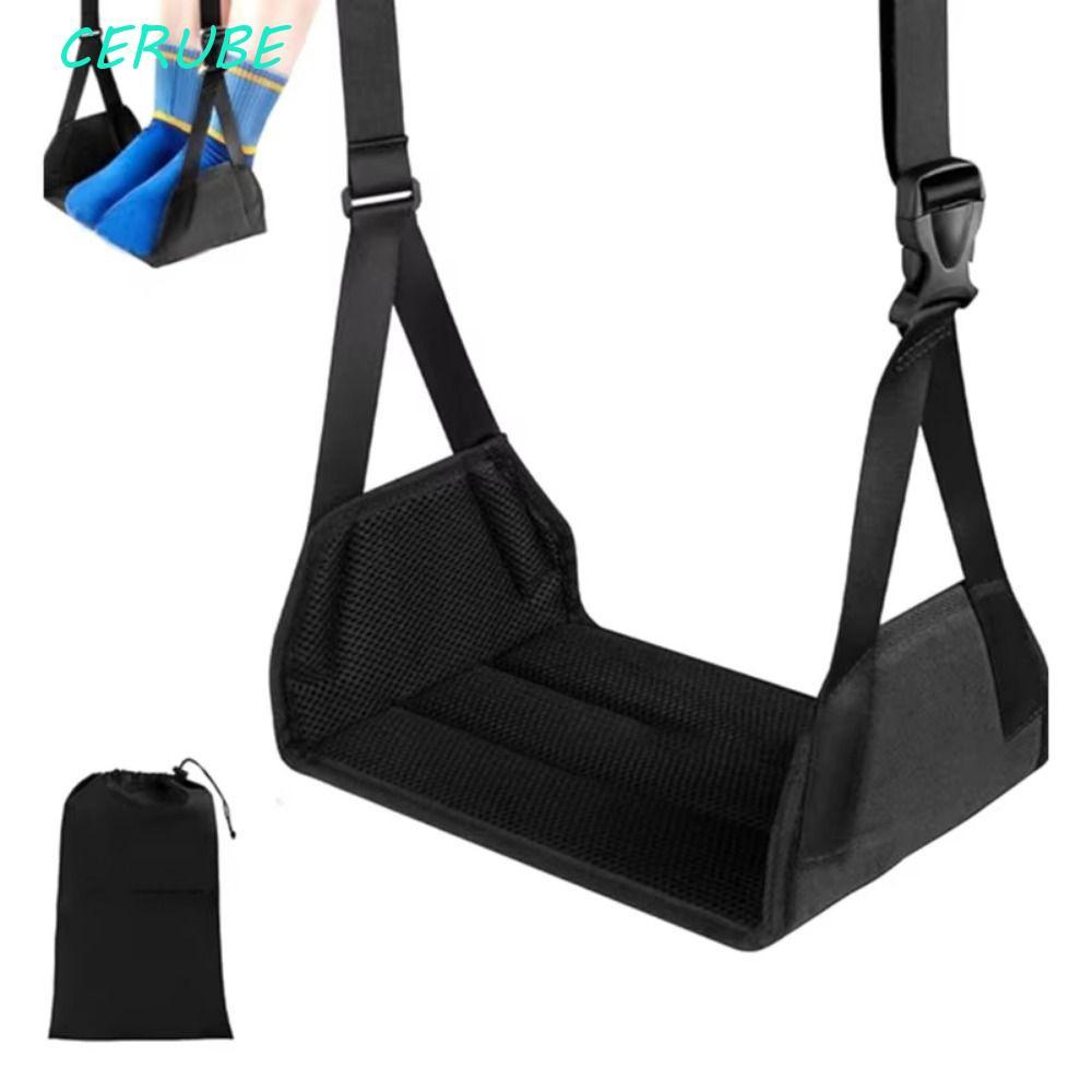 Descanso De Perna De Avião CERUBE , Placas De Suporte , Rede Confortável Para Pés , Almofada Removível , Apoio Os Mesa P