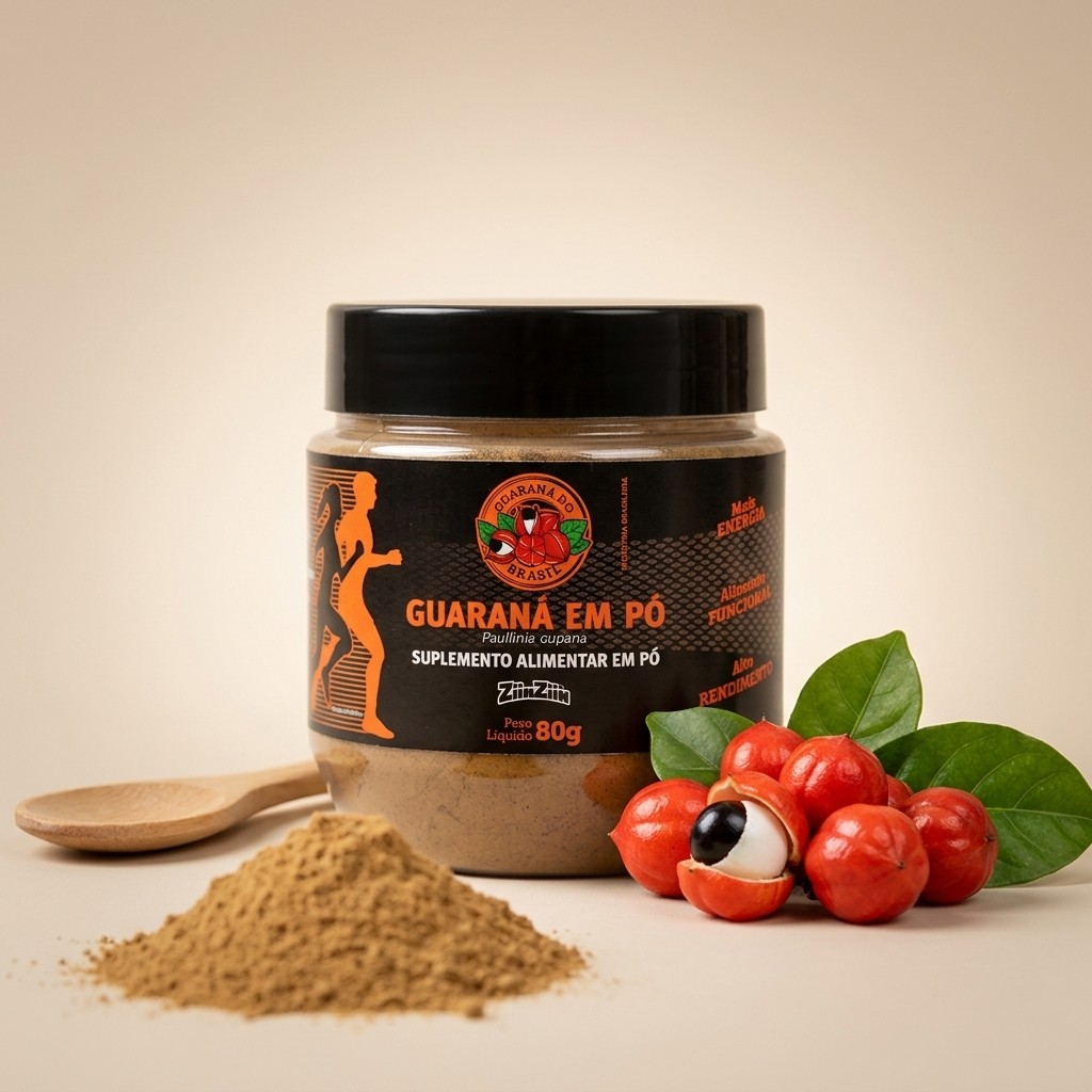GUARANA EM PO POTE 80 GR