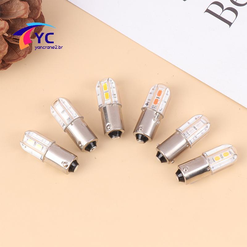 YCBR BA9S Lâmpada LED 6V Lâmpadas De Atualização 4LED Substituição Da Para Lanterna Farol Motor Bicicleta Instrumento Il