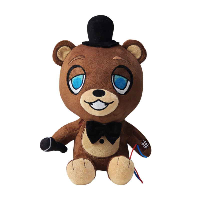 Bonito cão pirata brinquedo de pelúcia presente do feriado bonito microfone urso boneca meninos meninas presente brinque