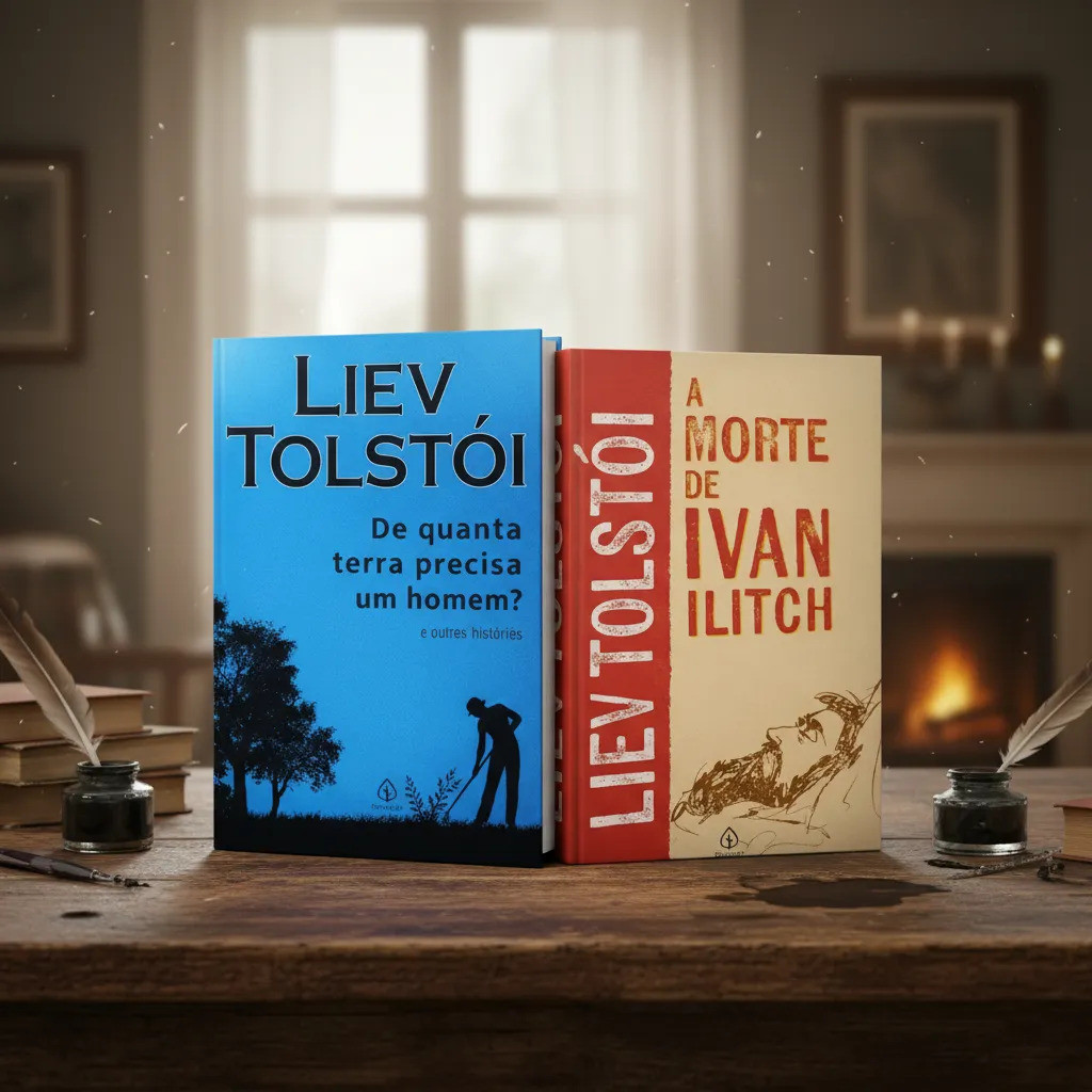 Liev Tolstói 2 Livros Clássicos Para Conhecer O Autor Russo De quanta terra precisa um homem + A morte de Ivan Ilitich
