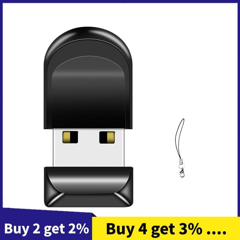 Mini Unidades Flash USB Pretas À Prova D'água De Alta Velocidade Portátil Memória Stick Pen Drive Armazenamento Para PC