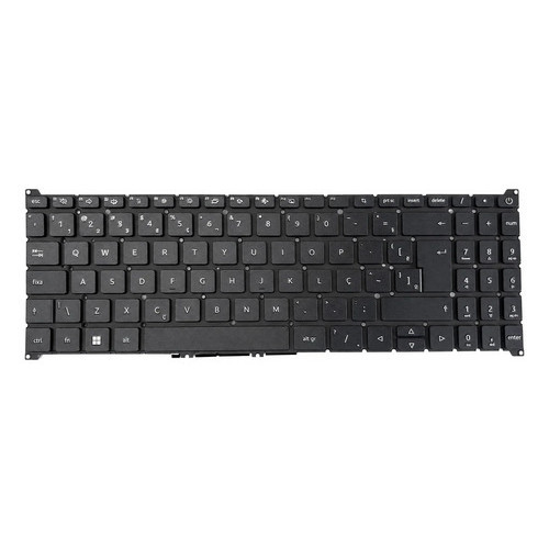 Teclado Compatível Notebook Acer Aspire 5 A515-57 Series Preto Português Brasil