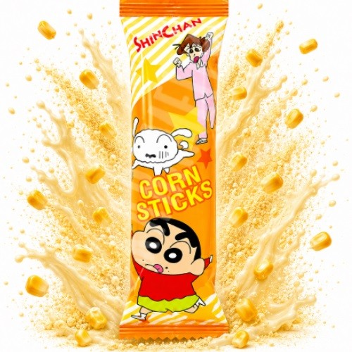 Snack Corn Sticks Sabor Sopa de Milho 9g - Importado