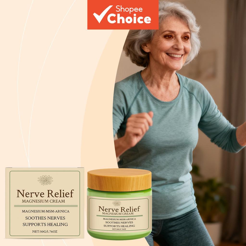 Creme Muscular de Magnésio e Arnica com MSM 50g – Alívio Pós-Treino para Cuidados Corporais | Nutrição Muscular, Suporte