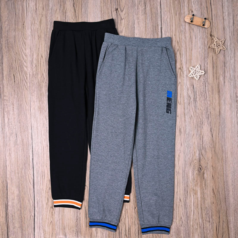 Doméstico único menino bebê primavera outono Sweatpants calças magras calças esportivas calças compridas meninos algodão