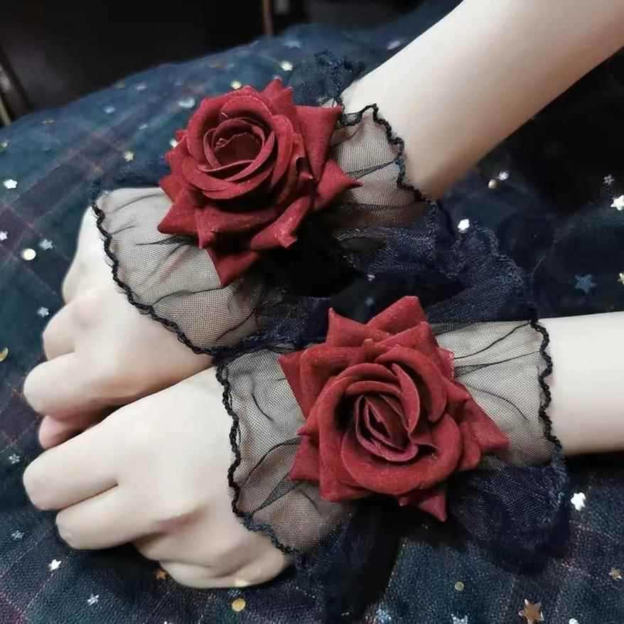 Lenço de pulso capa cicatriz tatuagem ferramenta útil High-End manga de renda manga falsa vestido de casamento capa braç