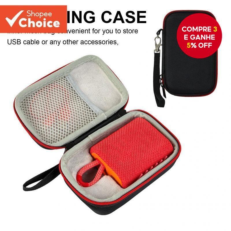 Caixa De Armazenamento Portátil Duro Eva Carry Capa Protetora Casos Para JBL Go3 Alto-Falante Saco Com Alça