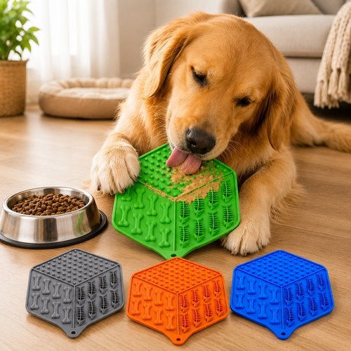 Comedouro Silicone Ventosa Antiderrapante Pet Seguro Pratico Alimentacao