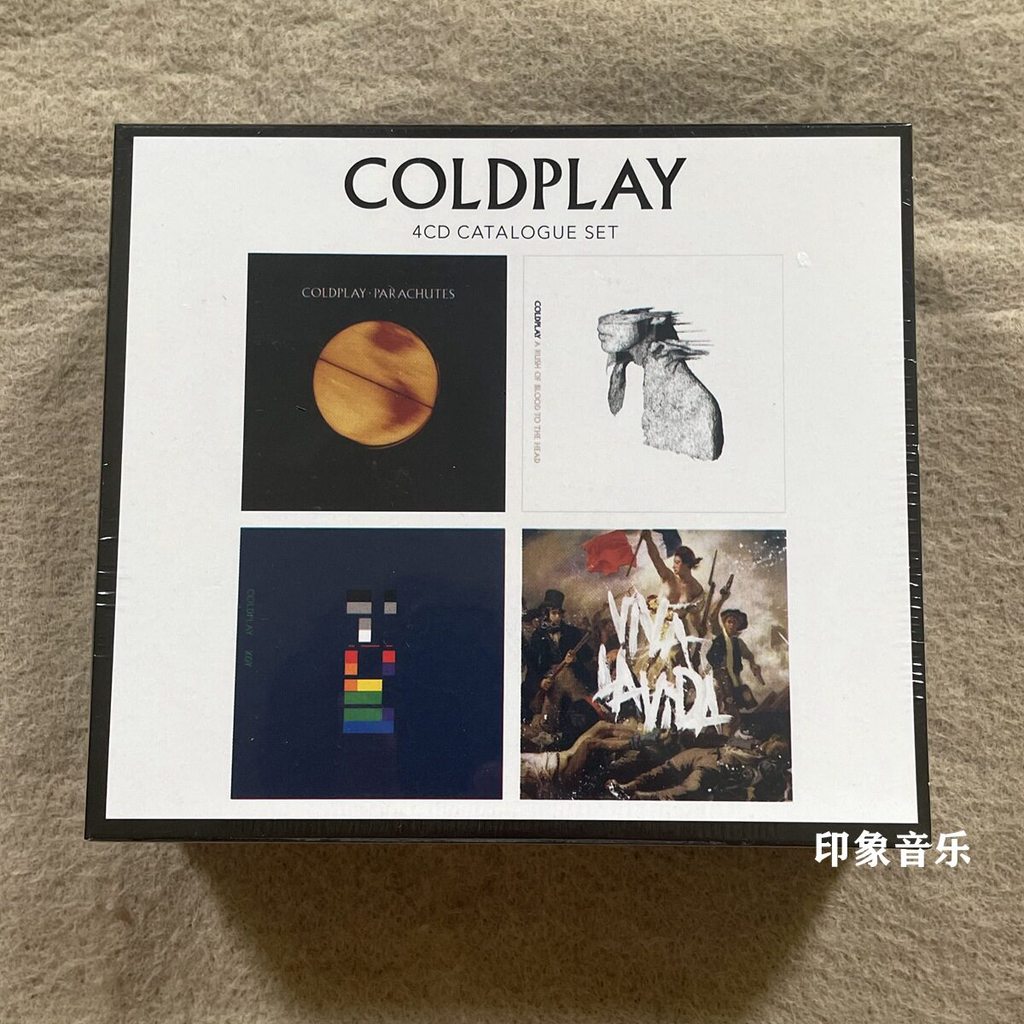 Conjunto De Catálogo Coldplay 4CD Clássico