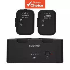 M-VAVE WP-12 One a Two 24bit/48KH Sistema de Transmissão de Retorno de Ouvido Sem Fio Transmissor Receptor Com