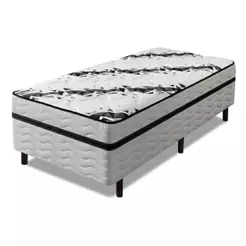 Cama Box Conjugada Solteiro Ortopédica Sleep Prime 88x188x49cm