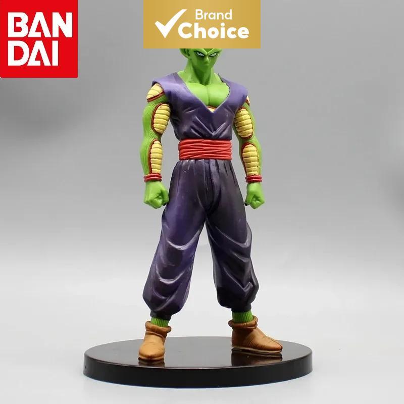 Figura de Anime Dragon Ball 19 cm da Bandai, Goku Jovem, Piccolo, Drum, Piano, Rei Piccolo, Estatueta em PVC para
