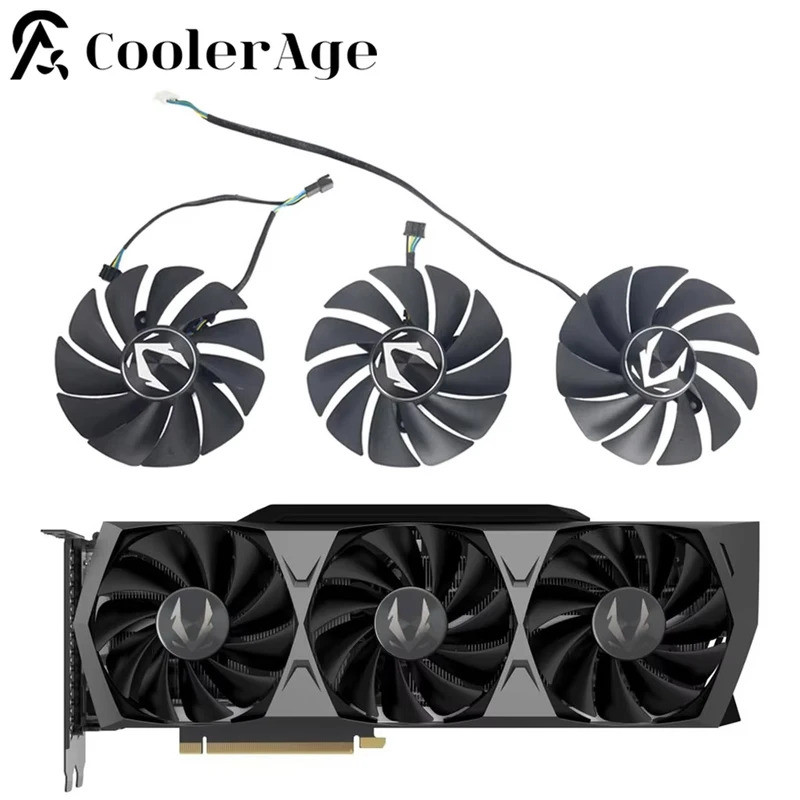 Ventilador De Placa De Vídeo Para ZOTAC GAMING GeForce RTX 3070 Ti 3080 3090 Trinity OC 87MM GA92S2U RTX3070Ti RTX3080 R