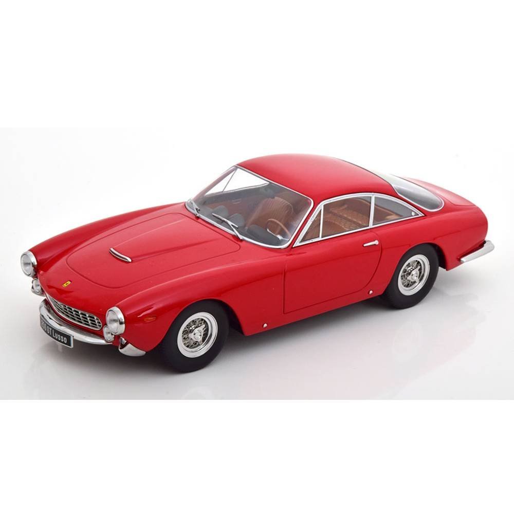 Miniatura Carro Ferrari 250 GT Lusso (1962) - Vermelho - 1:18 - KK Scale