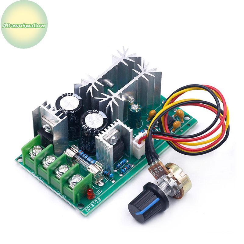 ADS DC 10-60V Regulador De Controle De Velocidade Do Motor PWM Interruptor Controlador 20A BR