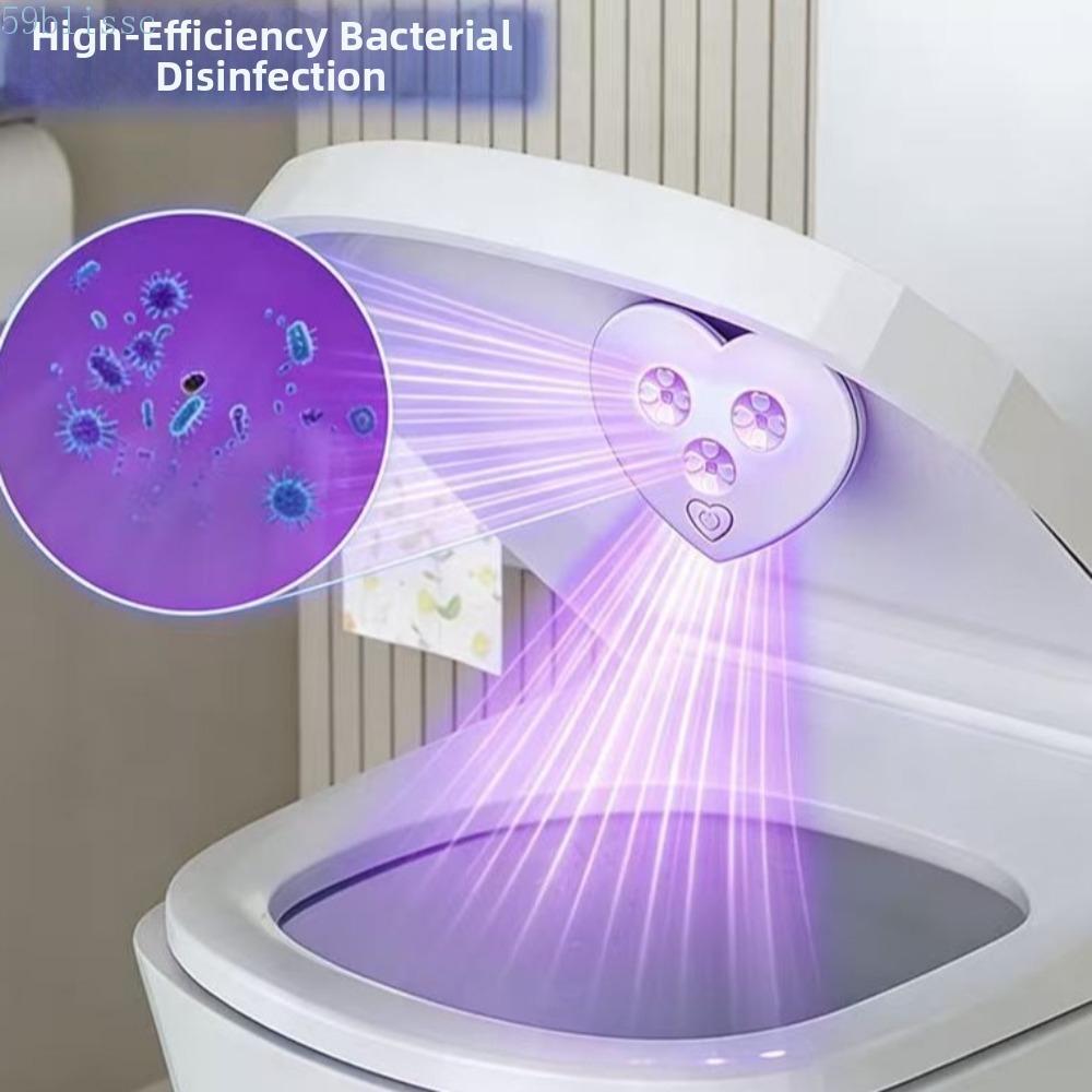 Limpador De Banheiro Inteligente BLISSC , Luz De Vaso Sanitário LED Automática Recarregável USB , Desodorizador Ultravio