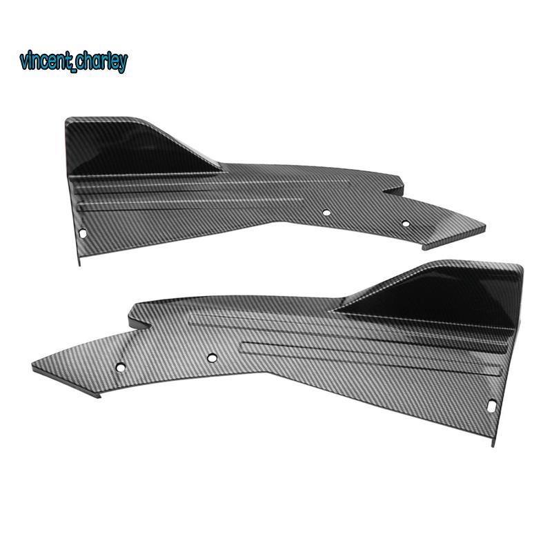 [vincent_c] 48cm Protetor De Para-Choque Traseiro Canards Divisor Saia Lateral Guarda Corpo Kits Capa Adesivo Acessórios