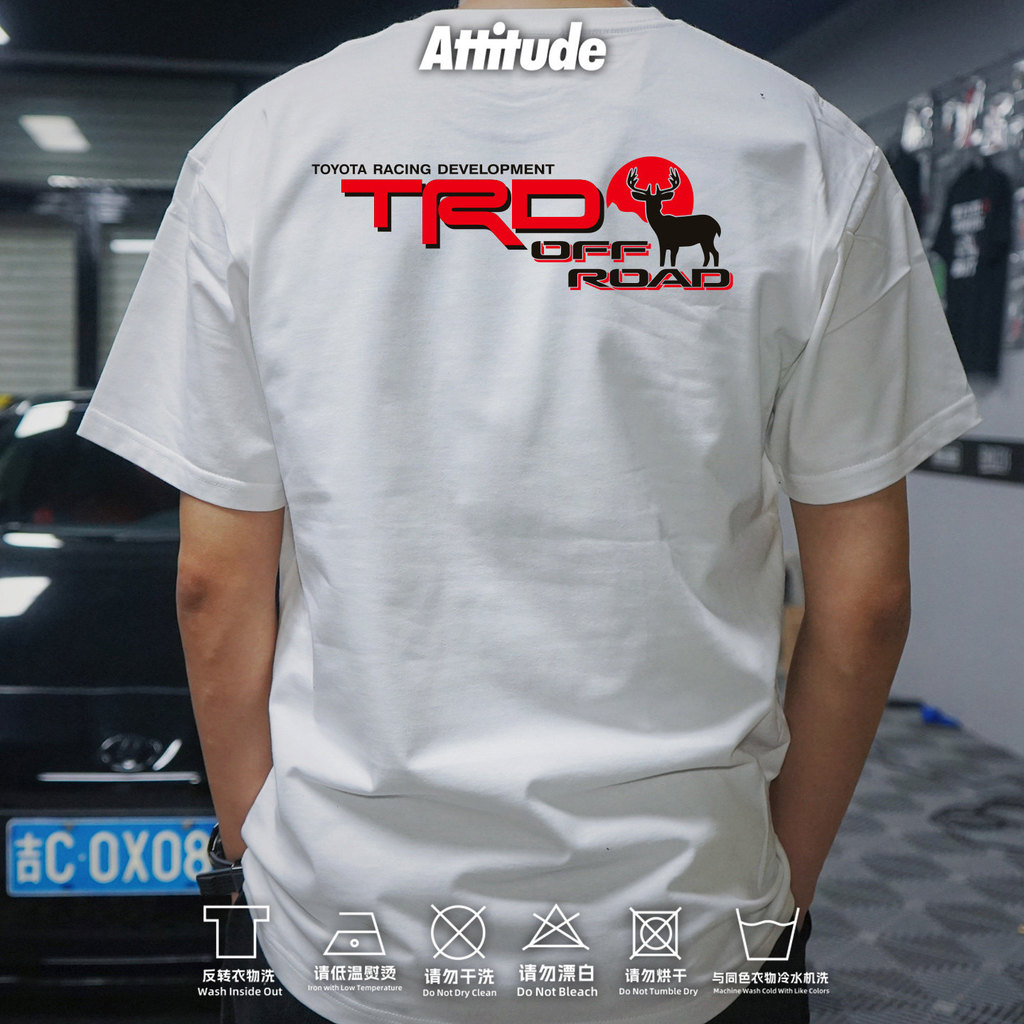 TRD Toyota Racing Development Off Road Print Camiseta Masculina E Feminina Estilo Vintage 100 % Algodão Premium 6.11